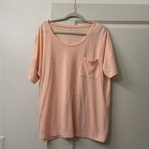 2/$10 Old Navy Light Peach Boyfriend Tee